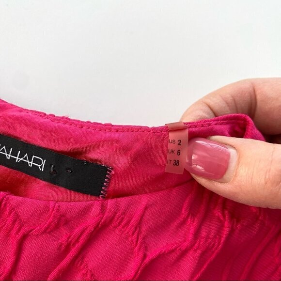 Tahari fitted sleeveless dress, mini length - Picture 10 of 12